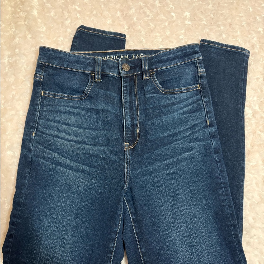American Eagle Outfitters Indigo High-Rise Skinny Jeans